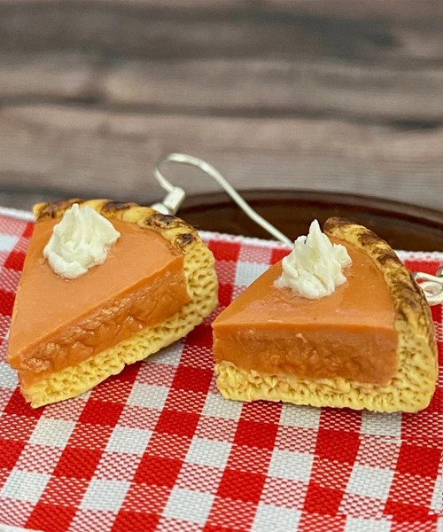 Kürbis Torten Ohrringe