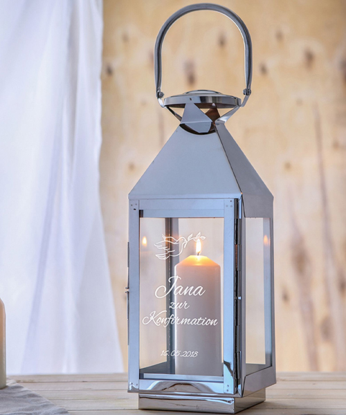 Laterne zur Konfirmation